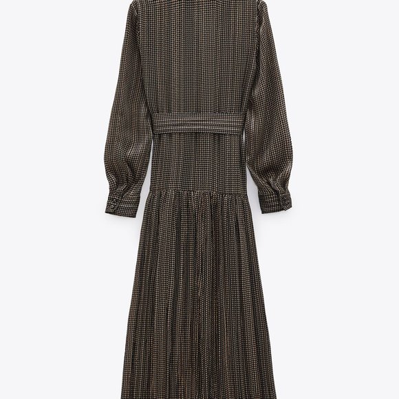 Zara Belted Printed Dress - Picture 6 of 8